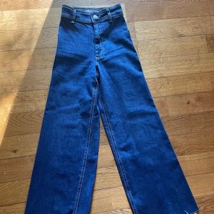 Zara High Rise Marine Straight Jean